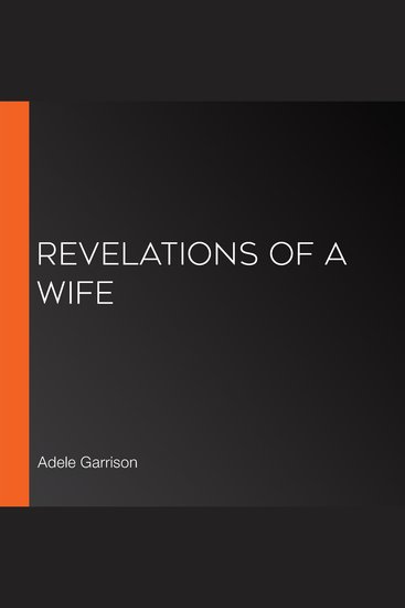 Revelations of a Wife - cover