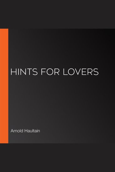 Hints for Lovers - cover