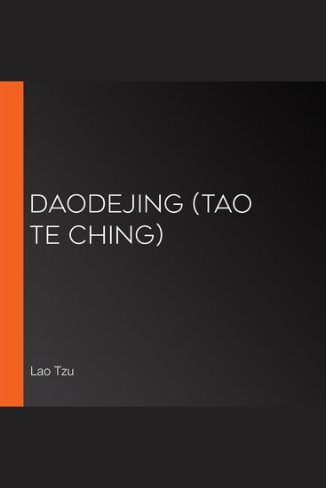 Daodejing (Tao Te Ching) - cover