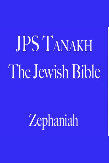 Zephaniah - cover