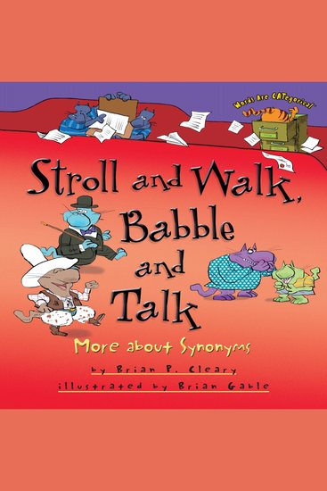 Stroll and Walk Babble and Talk - More about Synonyms - cover