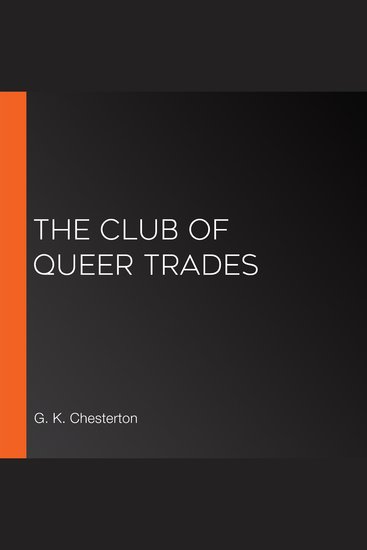 The Club of Queer Trades - cover