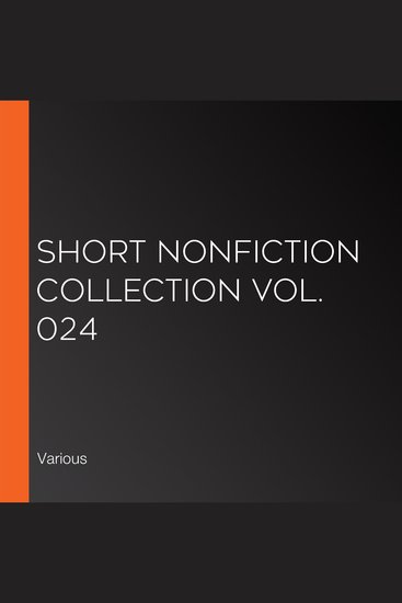 Short Nonfiction Collection Vol 024 - cover