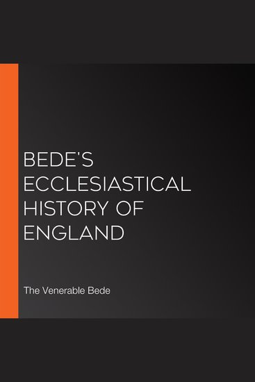 Bede's Ecclesiastical History of England - cover