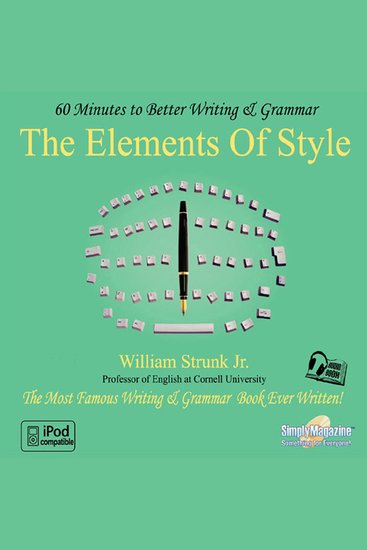 The Elements of Style - 60 Minutes to Better Writing & Grammar - cover