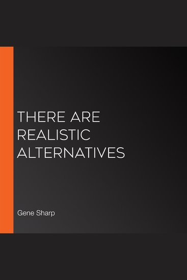 There Are Realistic Alternatives - cover