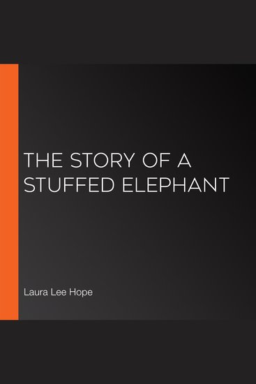 The Story of a Stuffed Elephant - cover