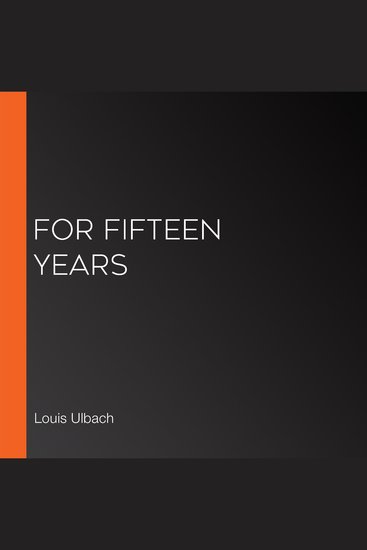 For Fifteen Years - cover