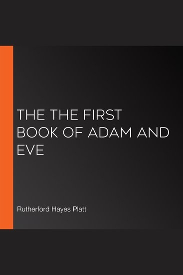The First Book of Adam and Eve - cover