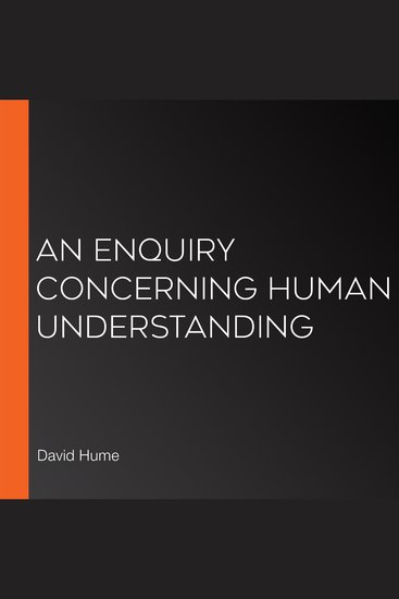 Enquiry Concerning Human Understanding An - cover