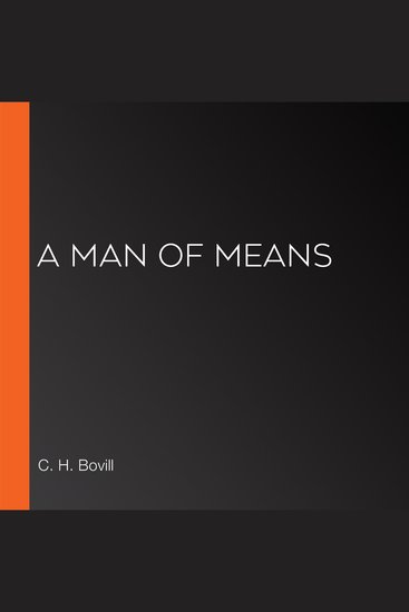 Man of Means A - cover