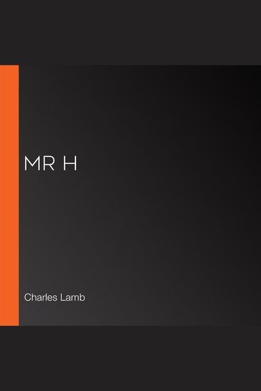 Mr H - cover