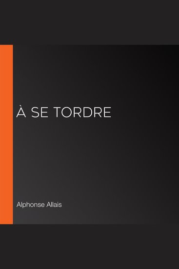 À se tordre - cover