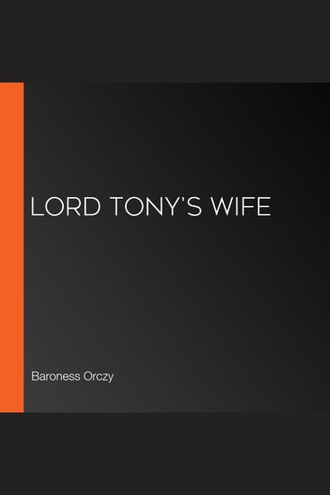 Lord Tony's Wife - cover