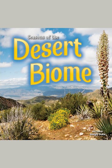 Seasons Of The Desert Biome - cover