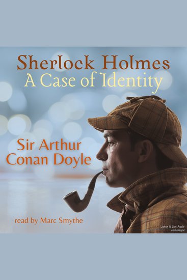 Sherlock Holmes: A Case of Identity - cover