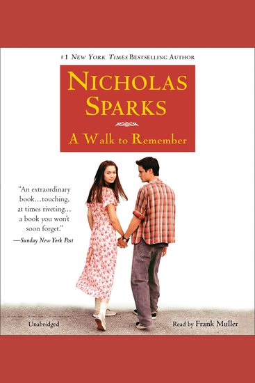Walk to Remember A - cover
