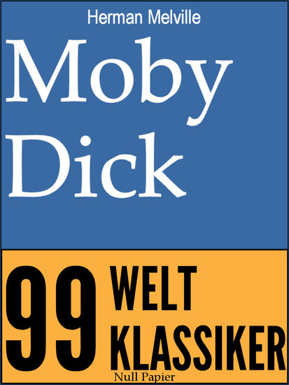 Moby Dick oder Der Wal - cover