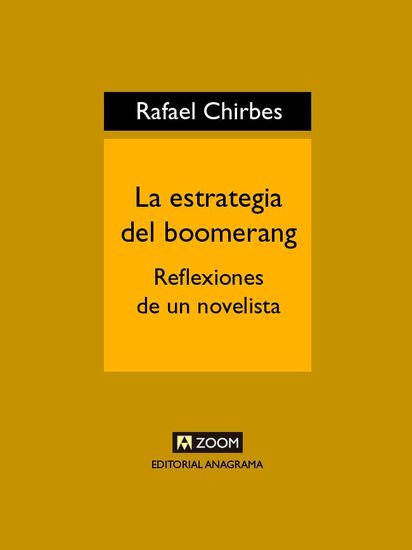 La estrategia del boomerang - Reflexiones de un novelista - cover