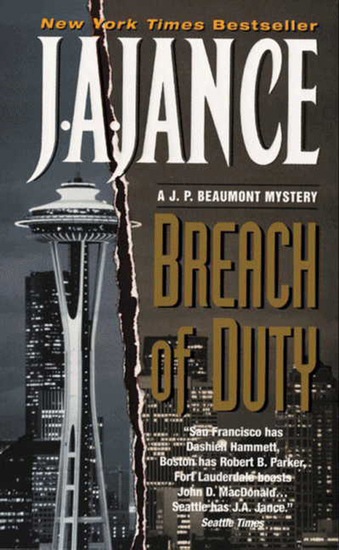 Breach of Duty - A J P Beaumont Novel - cover