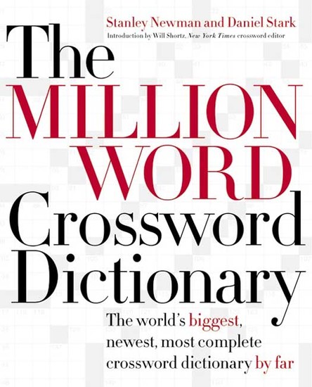 The Million Word Crossword Dictionary - cover