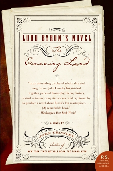 Lord Byron's Novel - The Evening Land - cover