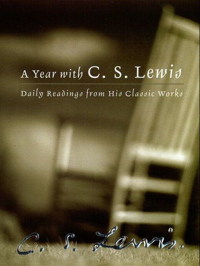 A Year with C S Lewis - Daily Readings from His Classic Works - cover