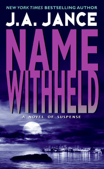 Name Withheld - A JP Beaumont Mystery - cover