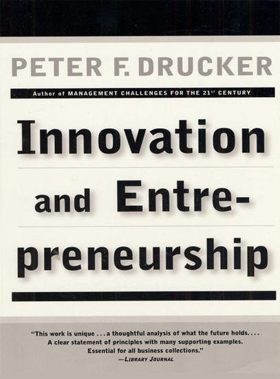 Innovation and Entrepreneurship - cover