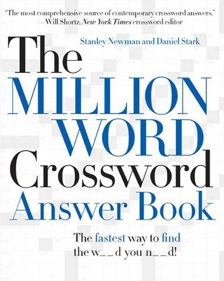 The Million Word Crossword Answer Book - cover