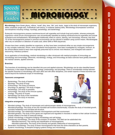 Microbiology - Speedy Study Guides - cover