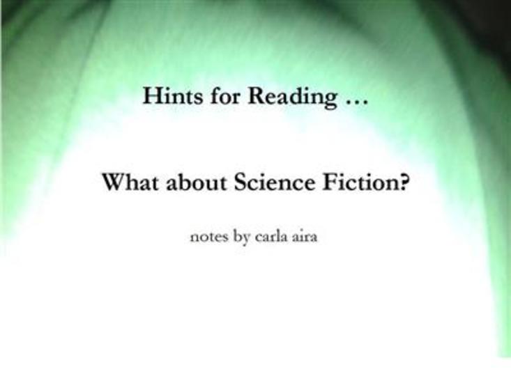 What about Science Fiction? - brief history of Sci-Fi - cover