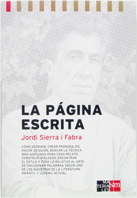 La página escrita Manual de escritura