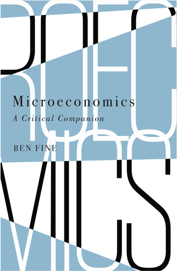 Microeconomics - A Critical Companion - cover