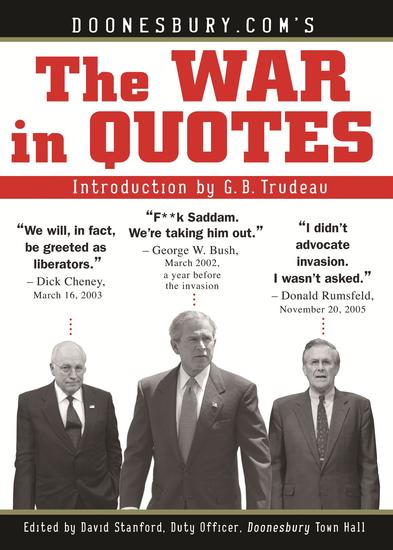 Doonesburycom's The War in Quotes - cover