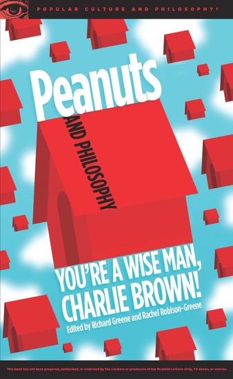 Peanuts and Philosophy - You're a Wise Man Charlie Brown! - cover