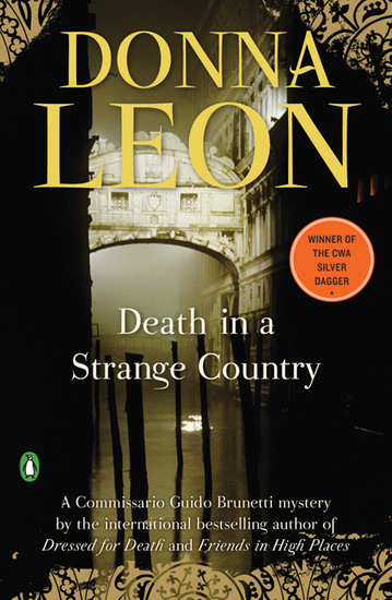 Death in a Strange Country - A Commissario Guido Brunetti Mystery - cover