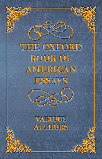 oxford essays book oxford essays book