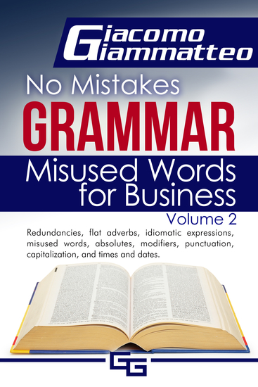 Misused Words for Business - No Mistakes Grammar Volume II - cover