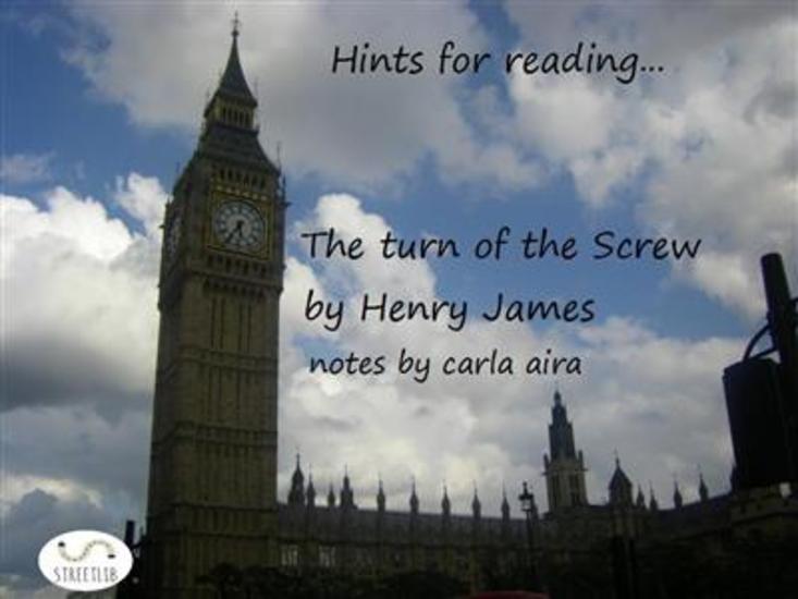 Study Guide The Turn of the Screw - notes - cover