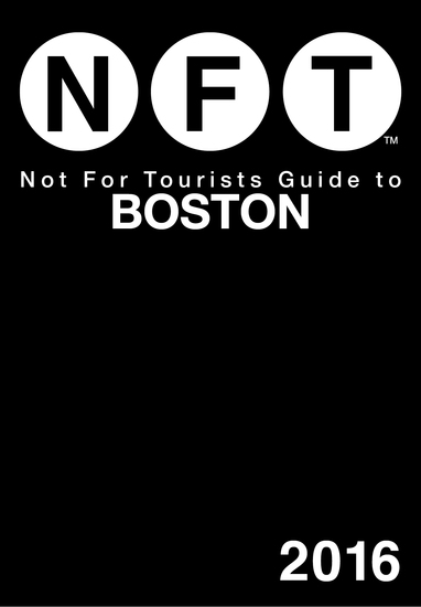 Not For Tourists Guide to Boston 2016 - cover