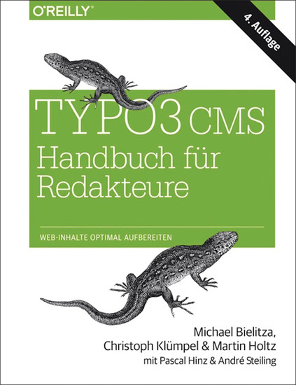 TYPO3 CMS Handbuch für Redakteure - Web-Inhalte optimal aufbereiten - cover