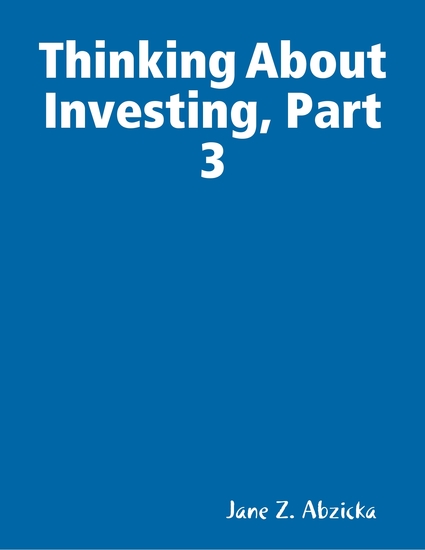 Thinking About Investing Part 3 - cover