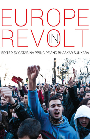 Europe in Revolt - Mapping the New European Left - cover