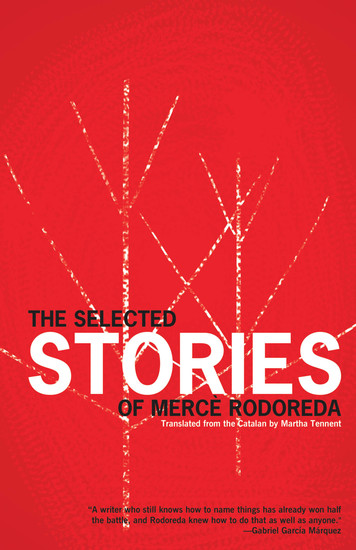 The Selected Stories of Mercè Rodoreda - cover