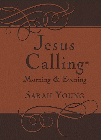 Jesus Calling Morning and Evening with Scripture references - cover