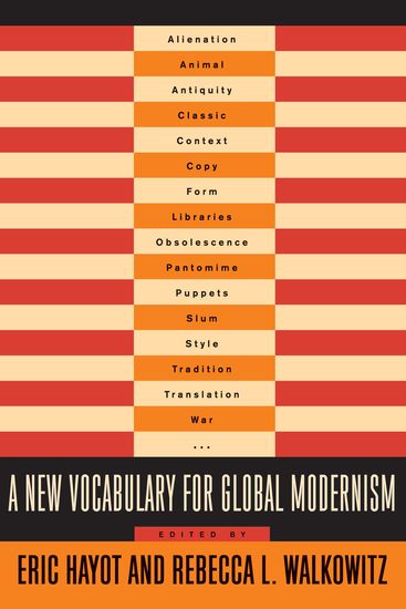 A New Vocabulary for Global Modernism - cover