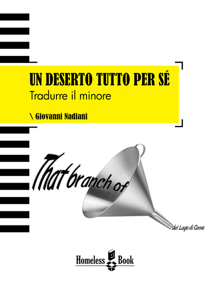 Un deserto tutto per sé - Tradurre il minore - cover