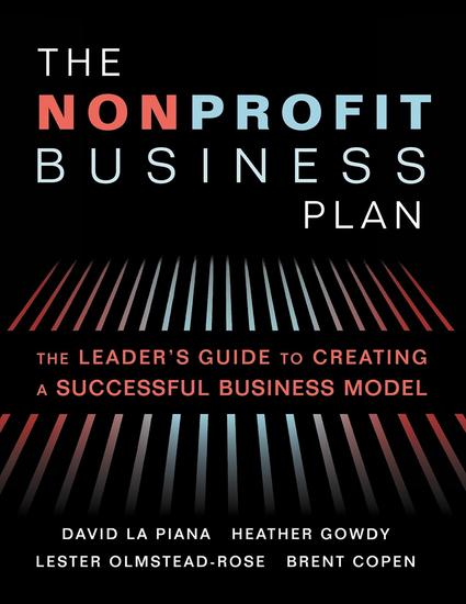 The Nonprofit Business Plan - A Leader's Guide to Creating a Successful Business Model - cover