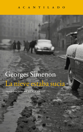 La nieve estaba sucia - cover